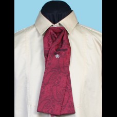 Scully Paisley Gentlemens Tie Red